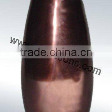Lacquered Metal Vase With Copper Finish Lacquered Copper Vase Lacquered Iron Vase Copper Look Vase photo-2