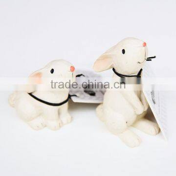 Custom Resin Bunny Figurine Christmas Ornament photo-2