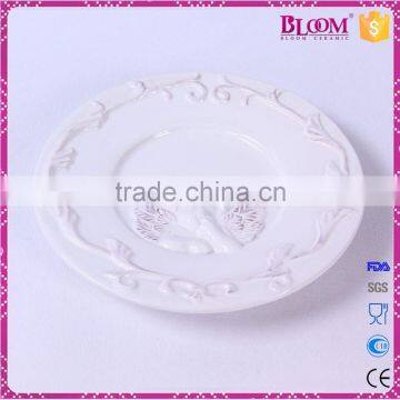 Hot Sale Wholesale Ceramic White Dinner Plate photo-3