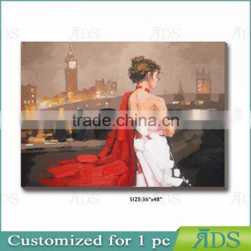 Custom Beautiful Lady Figure Oil Painting photo-4