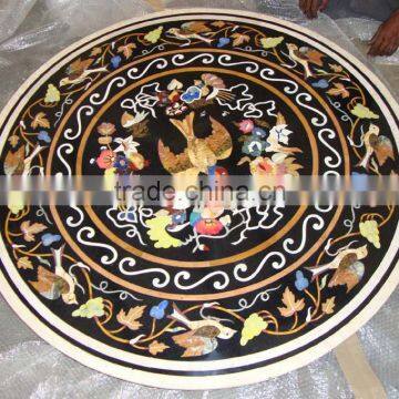 Marble Table Tops, Coffee Table Inlay Tops, Inlay Dining Table Tops