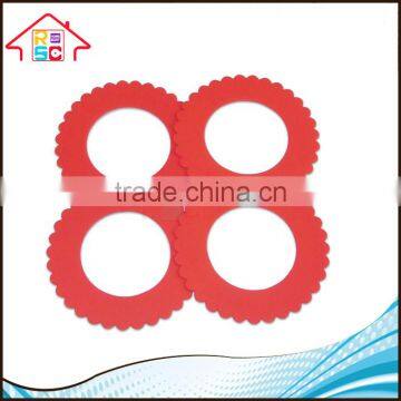 NBRSC Silicone Crust Shield Reusable Mini Pie Pan Cover Set Of 4 Pcs photo-3