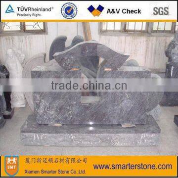 New Style Tombstone Gravestone Granite Monument for Grave Decorations