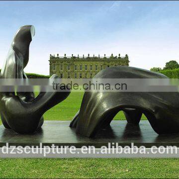 Famous large bronze abstract garden sculptures