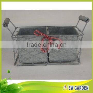 Home Balcony Decor Excellent Quality Metal Flower Pot Holder photo-3