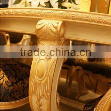 Luxury French Rococo Timber Dining Table Set for Noble House BF11-05051b photo-2