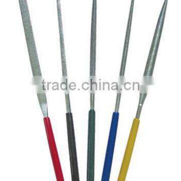 5 different shapes Electroplated Diamond Files set (Ni/Ti coated)