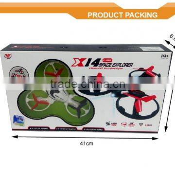 2.4g 3-axle 4CH RC Dron With 3 Rotors UAV Aircraft Fly Toys Quadrocopter photo-5