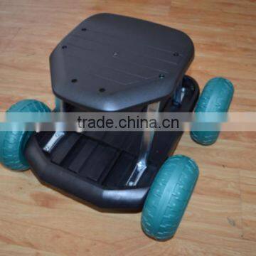 Garden Work Seat Cart With Plastic Storage Tray TC4501P photo-4