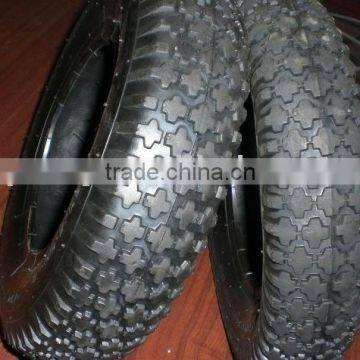 diamond pattern 350/400-8 wheelbarrow tyre