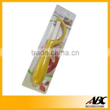 Professional Food Safety Kitchenware Yellow Ceramic Magic Peeler