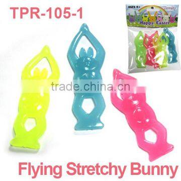 New Soft Plastic Flying Stretchy Bunny Toys