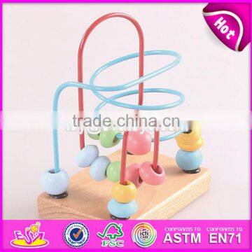 2017 New Design Educational Kids Play Wooden Toy Bead Maze W11B135 photo-2
