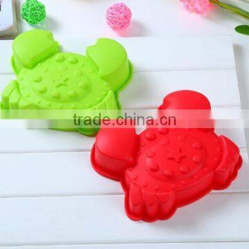 New Design Crab Shape Silicone Cake Baking Pan Mold, baking supplies for cake decoration,baking mold