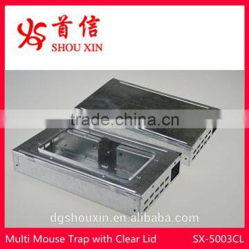 Mouse Live Trap with window Multi Catch Mice Mouse Trap SX-5003CL