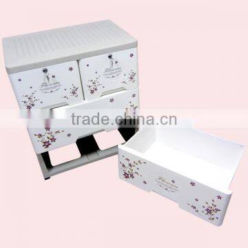 Printing Flower Mini Plastic Storage Drawers photo-6