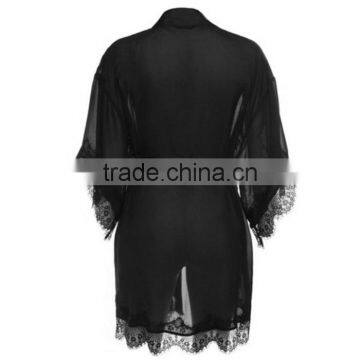 European Style Plain Chiffon Kaftan Dress photo-4