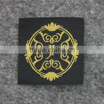 Custom Personalized Quality Gold Thread Clothing Woven Labels photo-5