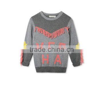 Baby Girl Design Cardigan Child Sweater Kids Clothing Children Jumper HSD5589