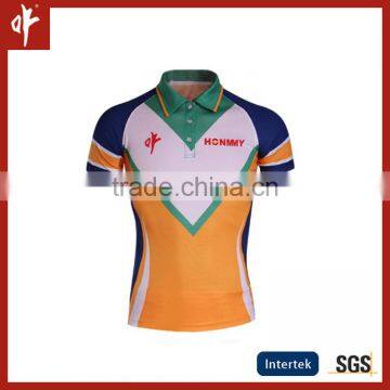 sports Sublimation polo shirt,HONMMY Summer New Design,Soccer Shirt tops