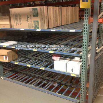 Road Matel Pallet Roller Carton Flow Rack For Industry Warehouse