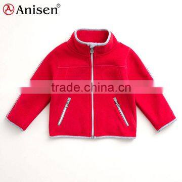 wholesale custom fleece windproof kids coat