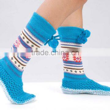 Adults Age Group and Knitted Technics microfiber socks fuzzy socks women slippers