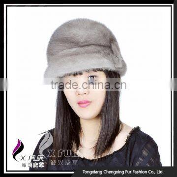 CX-C-54 2016 Cheap High Quality Knitted Mink Fur Hat Cap/Custom Felt Hat photo-4