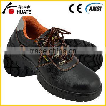 Black Steel Leather Safety Shoe/industry Work Safety Shoe photo-6