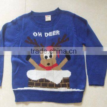 High Quality Unisex knitted Christmas sweaters Christmas Jumpers Ugly sweaters pull over jumper(BKN5335)