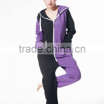 Hooded Fleece Blank Onesie Women Fashion Adult Baby Onesie photo-2