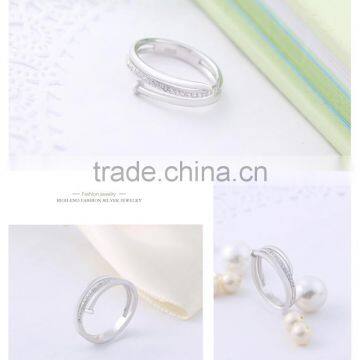Ally Express Cheap Wholesale High-end S925 Silver Jewelry AAA+ Zirconia Adjustable Finger Nail Ring photo-4