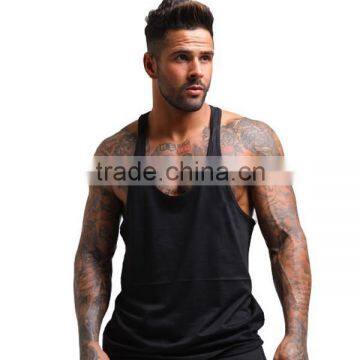 Blank Mens Gym Stringer, Fitted Gym Stringer Man photo-5