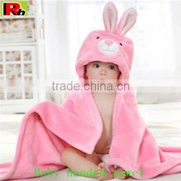 Custom baby hooded towel and 100% cotton hooded towel poncho parttern