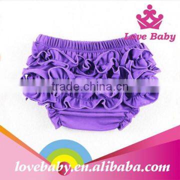 Fashional Toddler Clothing Baby Underwear Cotton Ruffle Blue Bloomer photo-4