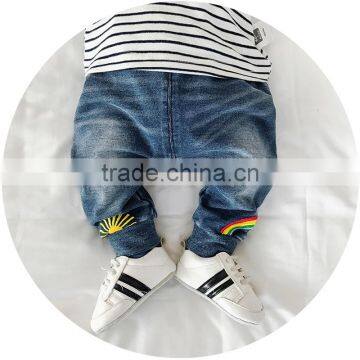 S17713A Wholesale Children Wear Kids Baby Boys Denim Pants photo-3
