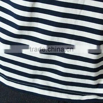 Custom Men Yarn Dyed Striped Cotton T Shirt Factory Price photo-4