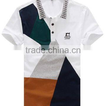 Men's short sleeve lapel Business and leisure fashion R0024