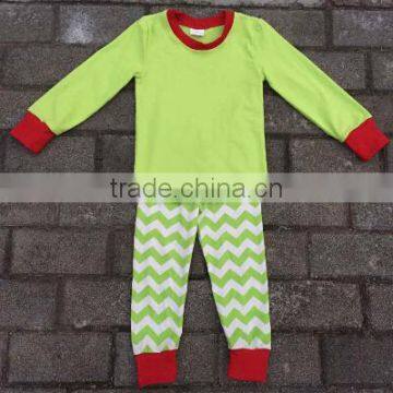 2017 New Arrival Christmas Baby Clothing Little Teenage Kid Child Boys Girls Pajamas Red Green Pjs Kids Christmas Pajamas photo-6