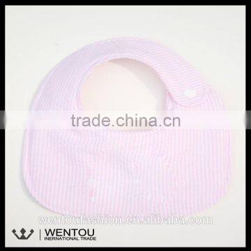 Wholesale Personalized Plain Seersucker Silicone Bib photo-4
