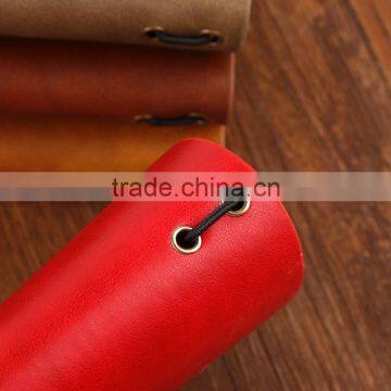 Custom Retro Journal Planner PU Cover Loose Leaf Notebook Removable Inner Pages photo-6