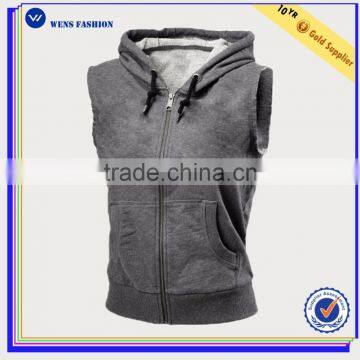 Factory Wholesale Sleeveless Hoodie Zipper Pocket Hoodie Sports Hoodie Women