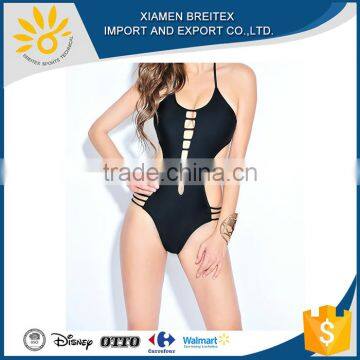 Fashionable cheap one piece hollow hot brazil sex girl bikini