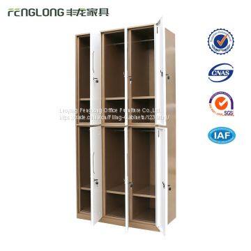 Modern Design Air Vent 6 Door Steel Storage Cabinet Clothes Lockers photo-2