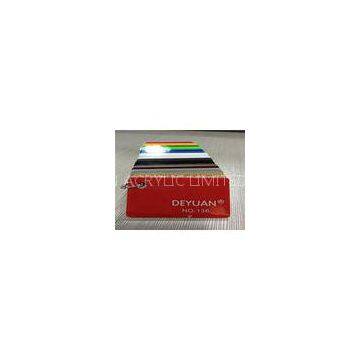 Custom 136 Red Extruded acrylic plexiglass sheets thickness 2mm Non - toxic