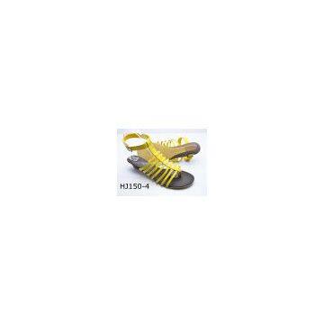 Ladies' Sandal(HJ150-4 YELLOW)