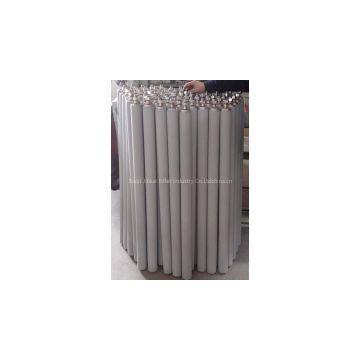 Titanium powder sintered filter tubes