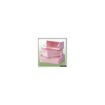straw basket,straw storage basket,paper straw basket