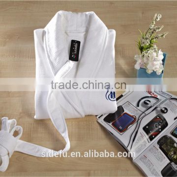 High Quality 100% Cotton Luxury Hotel Waffle Bathrobe