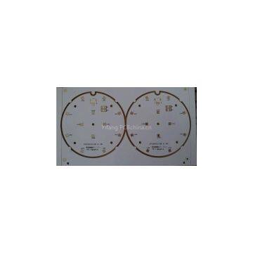 Single sided aluminum PCB with immersion gold finished